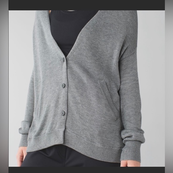 Lululemon Cardi In The Front Sweater - Picture 2 of 6